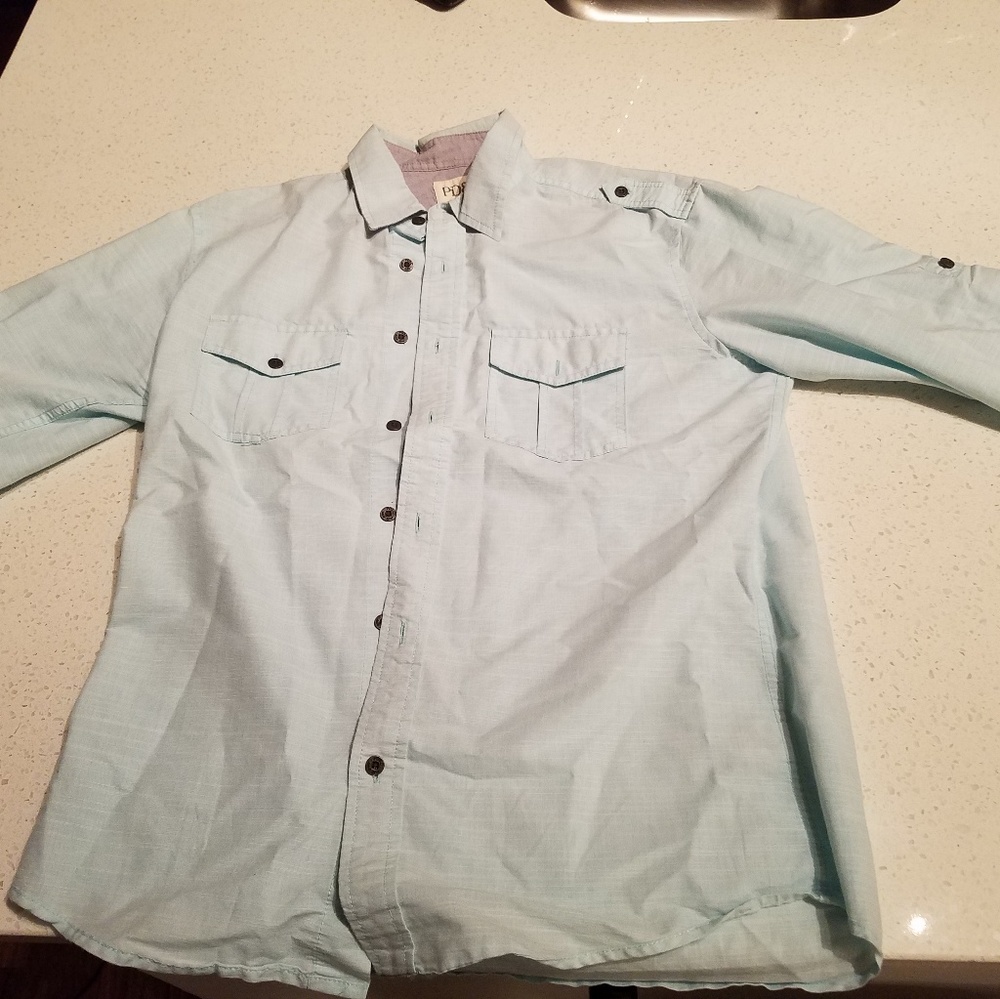 Mint PD&C button down